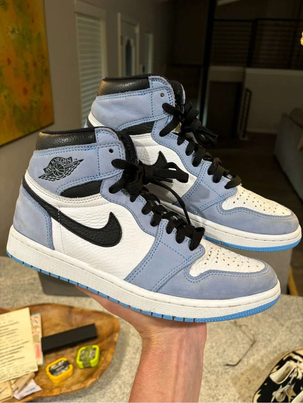 Jordan 1 Retro High OG ‘University Blue’ Men’s Size 8.5 GOOD COND. | 555088-134